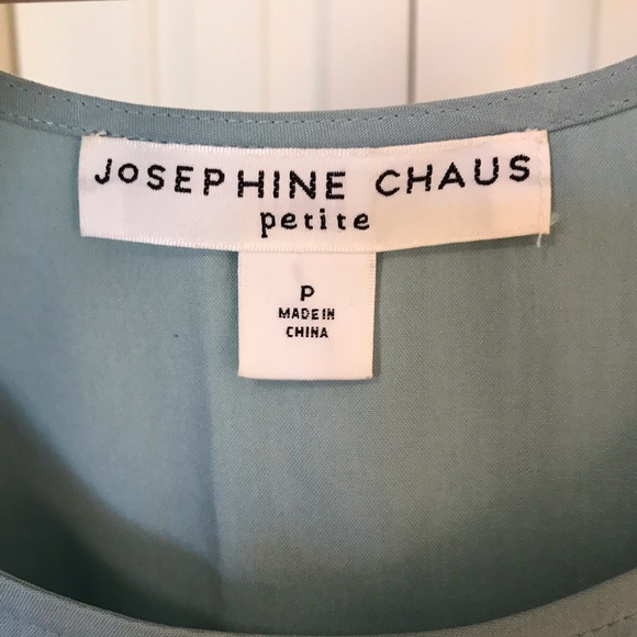 Josephine Chaus silk sleeveless blouse - Picture 3 of 8